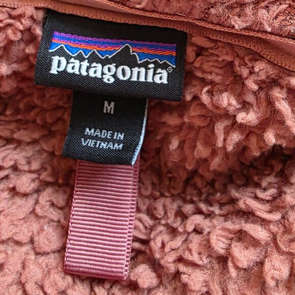 PATAGONIA (MED) LOS GATOS Pullover 1/4 Zip Fleece Burnt Orange - Picture 6 of 7